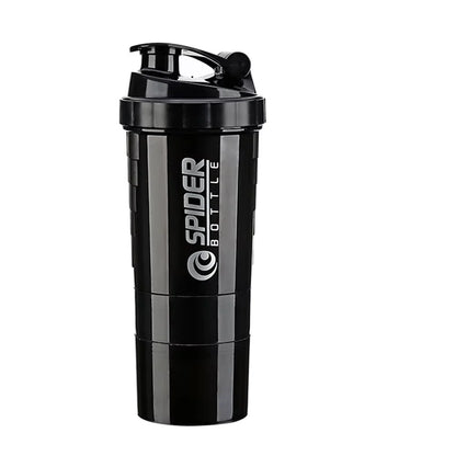 3-Layer Protein Storage Shaker Bottle